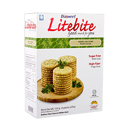 DIASWEET LITEBITE Crispy Crackers with Veggie