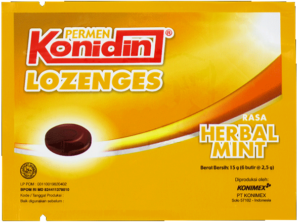 KONIDIN LOZENGES HERBAL MINT