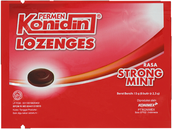 KONIDIN LOZENGES STRONG MINT