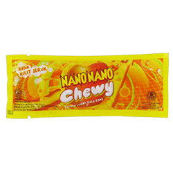 Nano Nano Chewy Rasa Kulit Jeruk