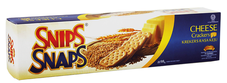 SNIPS SNAPS CRACKERS CHEESE