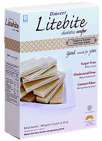 DIASWEET LITEBITE Vanilla Wafer with Fiber DIASWEET LITEBITE Vanilla Wafer with Fiber