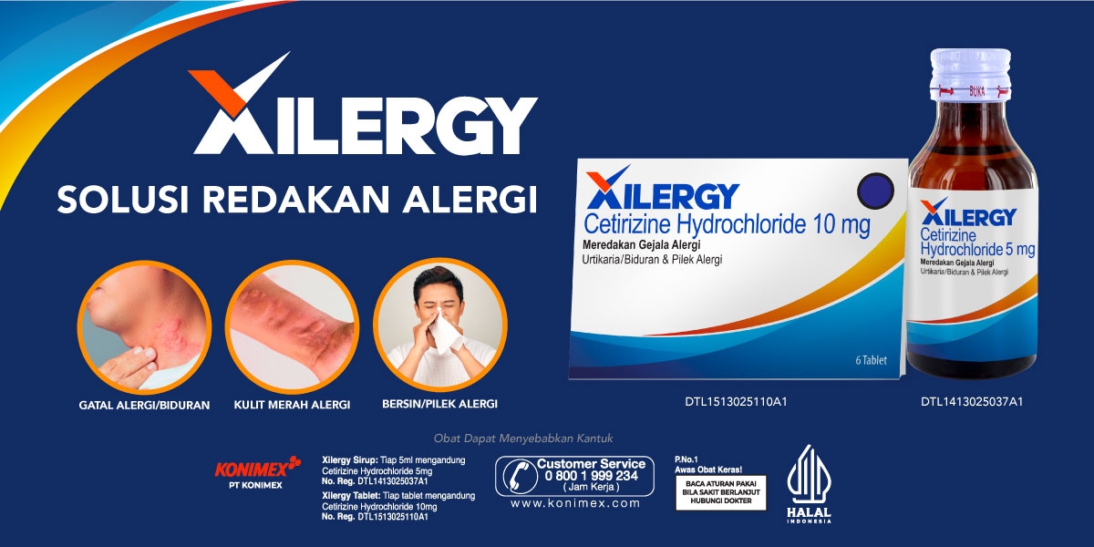 Baru.....Xilergy, Solusi Atasi Alergi