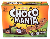 CHOCOMANIA CHOCOCHIP COCONUT COOKIES 90g