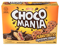 CHOCOMANIA CHOCOCHIP PEANUT COOKIES 90g