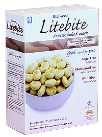 DIASWEET LITEBITE Baked Snack with Fiber