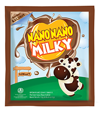 NANO NANO MILKY COKLAT (dijual per 3 sachet)