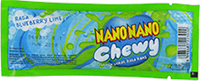 Nano Nano Chewy Rasa Blueberry Lime (dijual per 3 sachet)