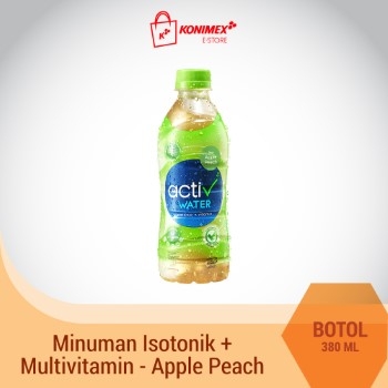 ACTIV WATER APPLE-PEACH Minuman Isotonik Multivitamin Botol 