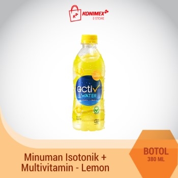 ACTIV WATER LEMON Minuman Isotonik Multivitamin Botol 380 ml