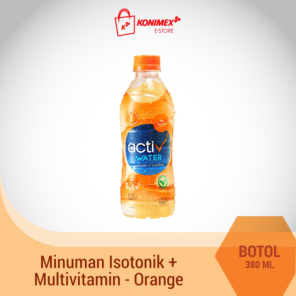 Activ Water Orange Minuman Isotonik Multivitamin Botol 380 m