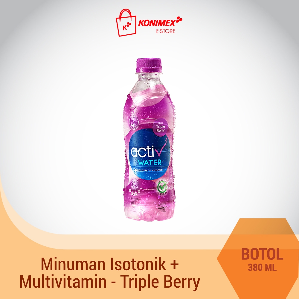 Activ Water Triple Berry Minuman Isotonik Multivitamin Botol