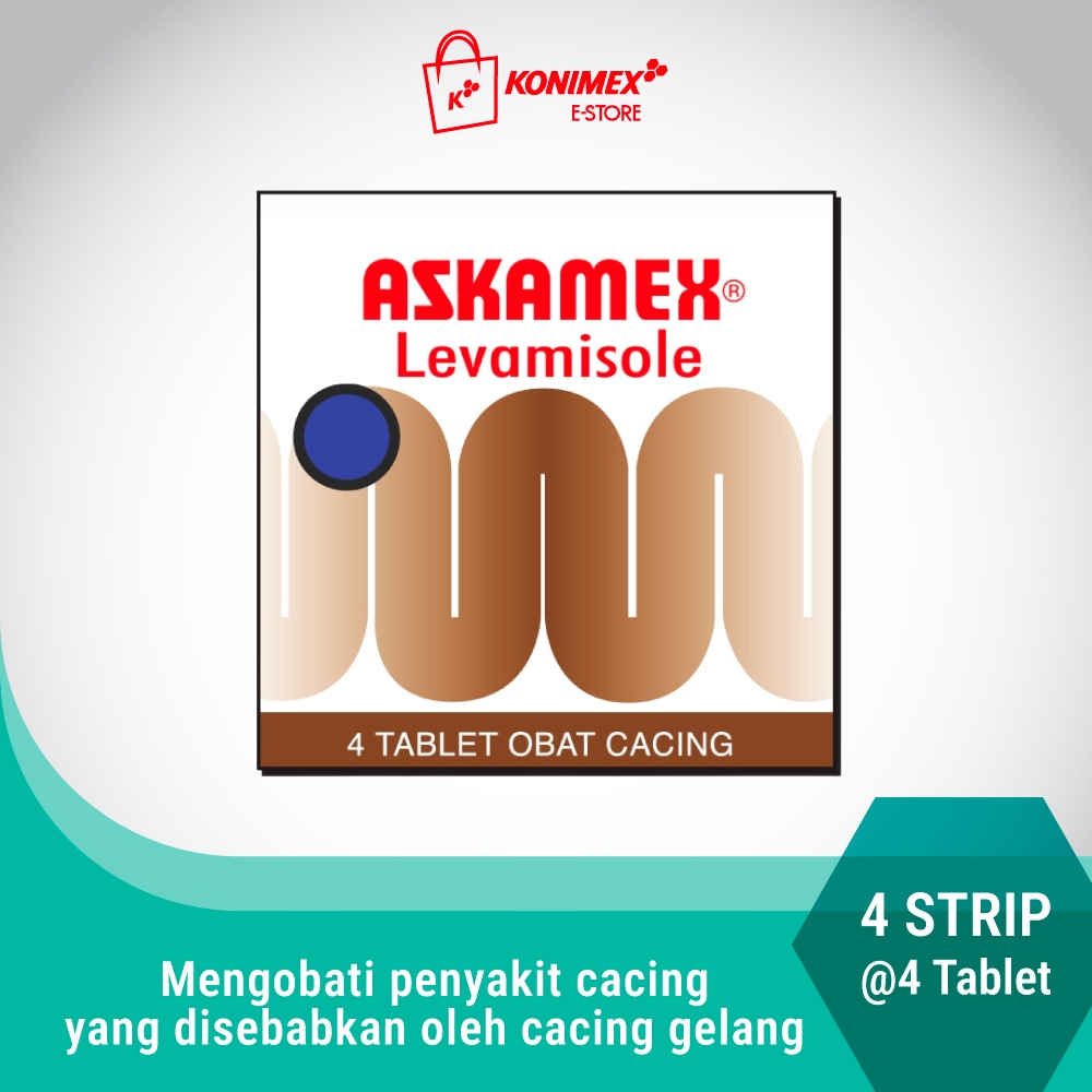 Askamex Obat Cacing 4 Strip