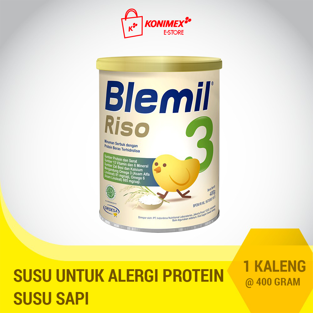 Blemil Riso 3 400 G Susu Nabati Anak Batita Solusi Alergi Su