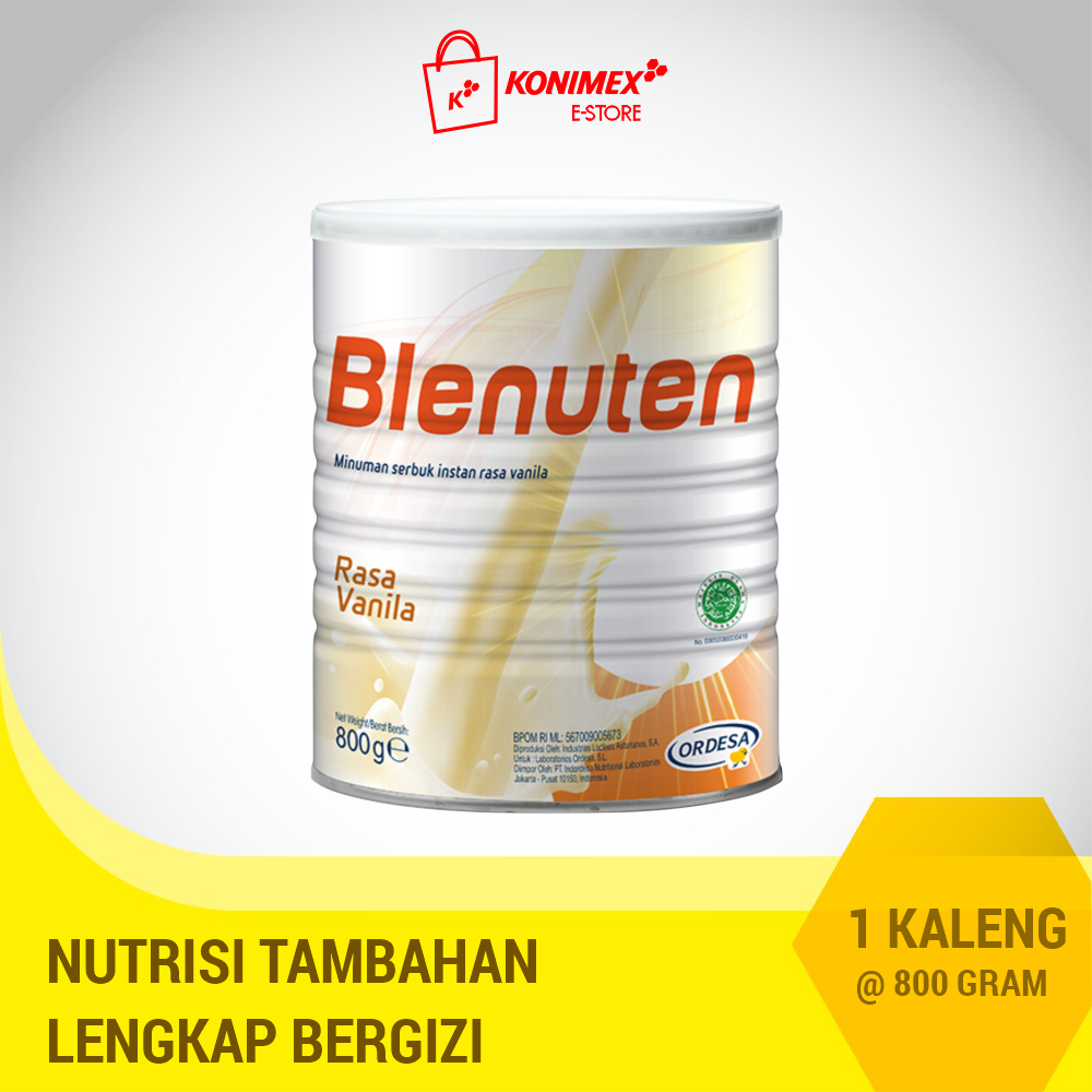 Blenuten Vanilla 800 gr Minuman Nutrisi Lengkap Seimbang Ber