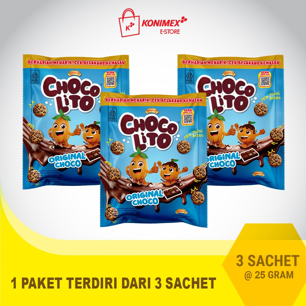 Chocolito Original Mini Cookies 3 sachet