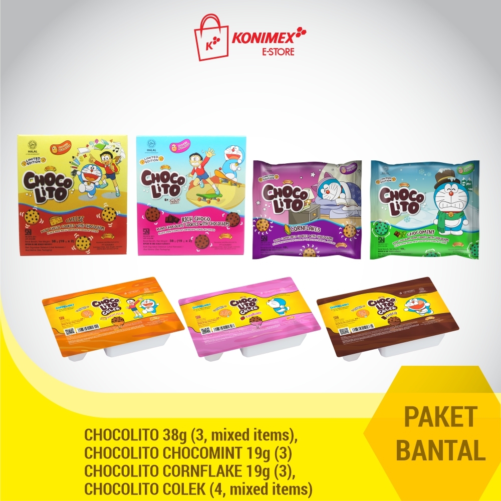 Chocolito Paket Bantal (Box, Sachet, Colek)