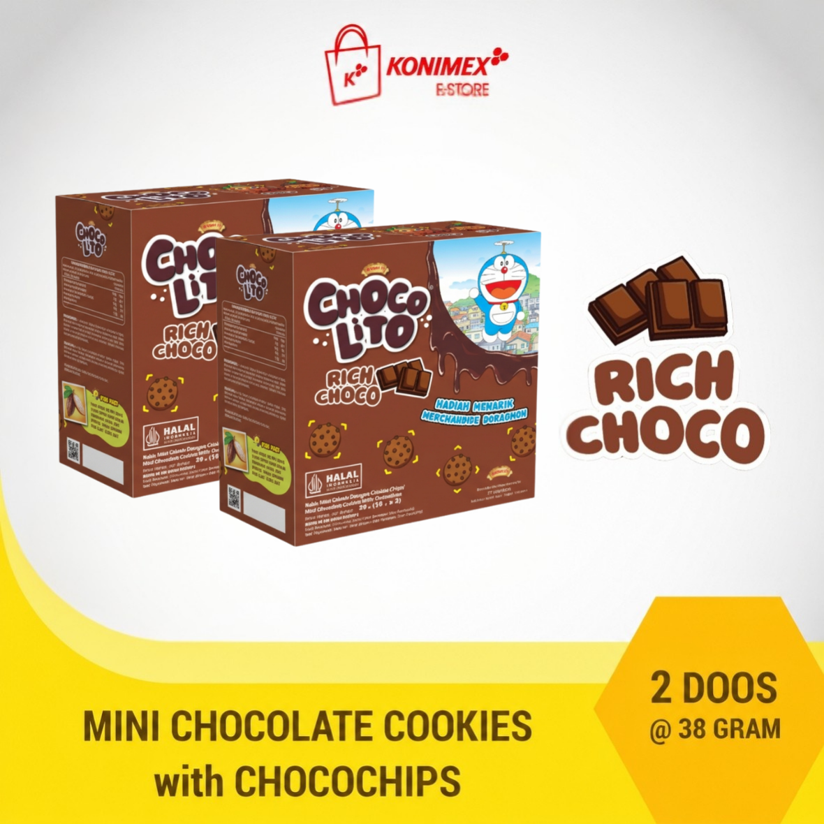Chocolito Rich Choco Dos 38 Gr isi 2