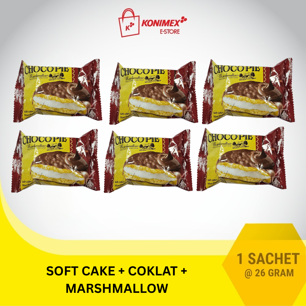 Chocopie Chocolate Marshmallow 6 Pcs