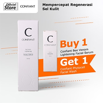 Confiant Bee Venom Lightening Facial Serum 30 ml + Facial Wa