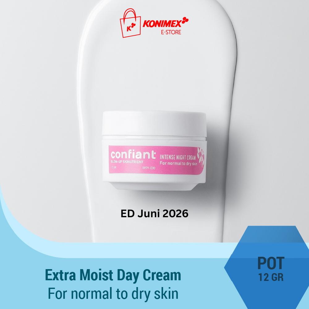 Confiant Extra Moist Day Cream - Melembabkan Wajah dan Meraw