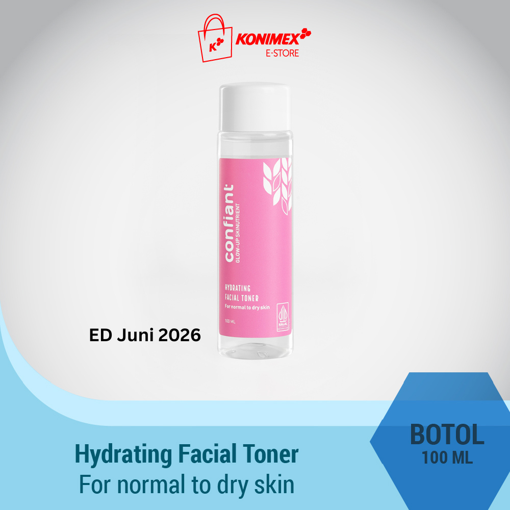 Confiant Hydrating Facial Toner - Anti Inflamasi Tanpa Kerin