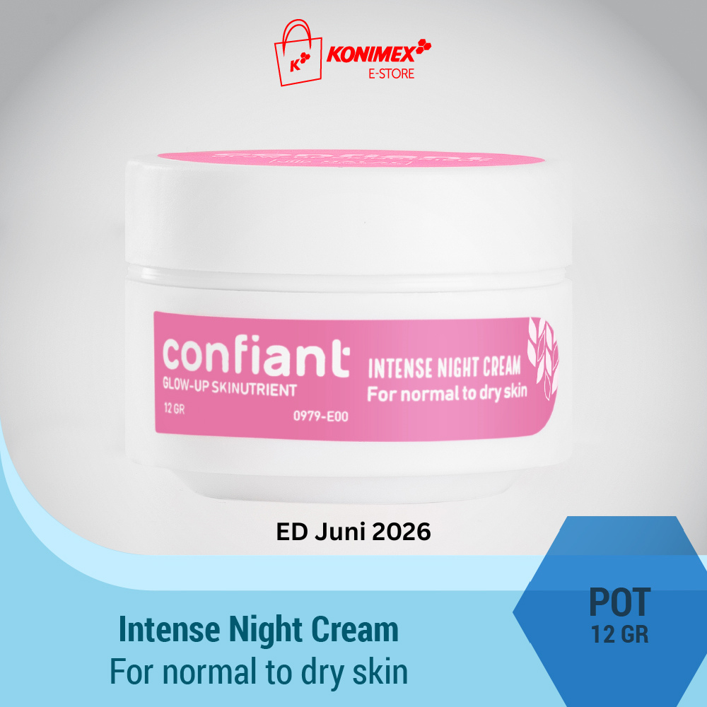 Confiant Intense Night Cream - Mencerahkan dan Melembabkan N
