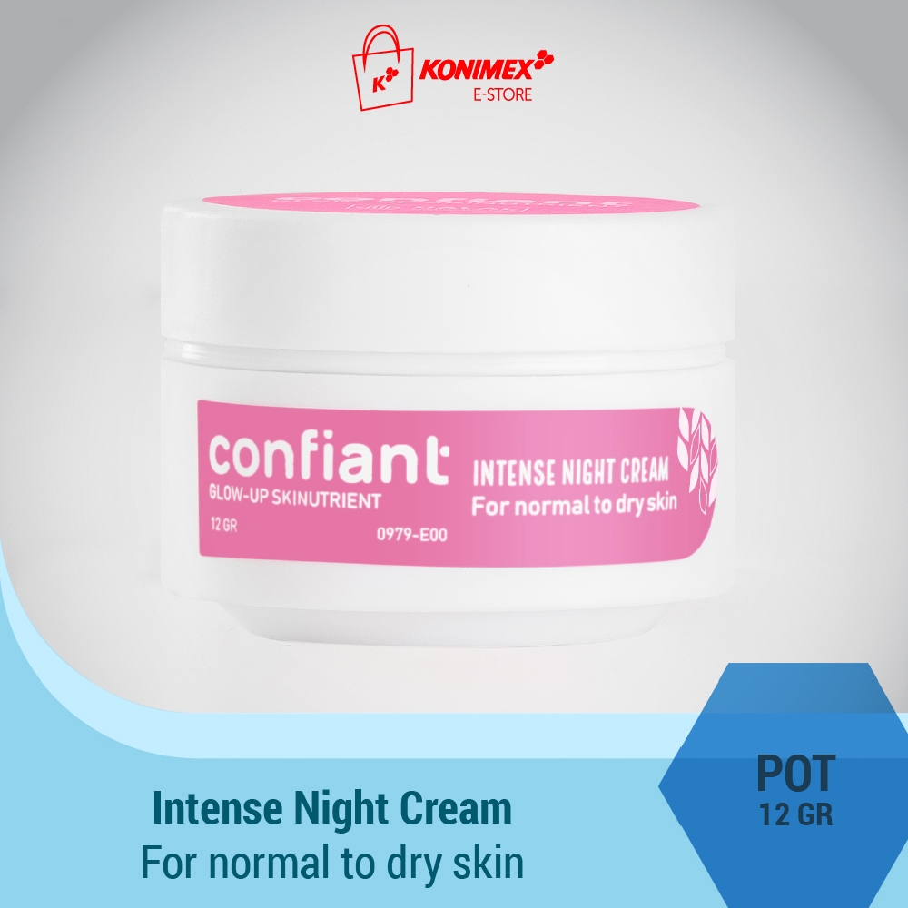 Confiant Intense Night Cream - Mencerahkan dan Melembabkan N