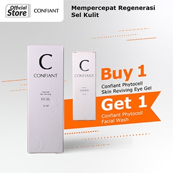 Confiant Phytocell Skin Reviving Eye Gel 15g + Facial Wash