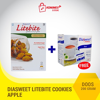 Diasweet Litebite Apple Cookies with Instant Oat Bonus Basic