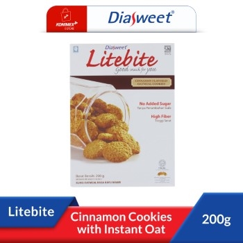 DIASWEET LITEBITE Cinnamon Cookies with Instant Oat