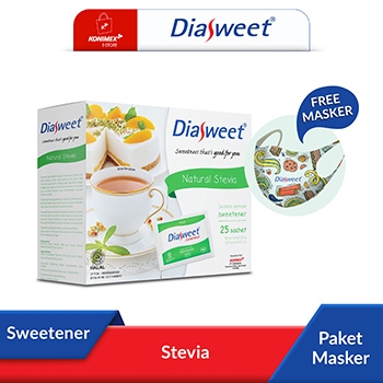Diasweet Sweetener Stevia bonus Masker