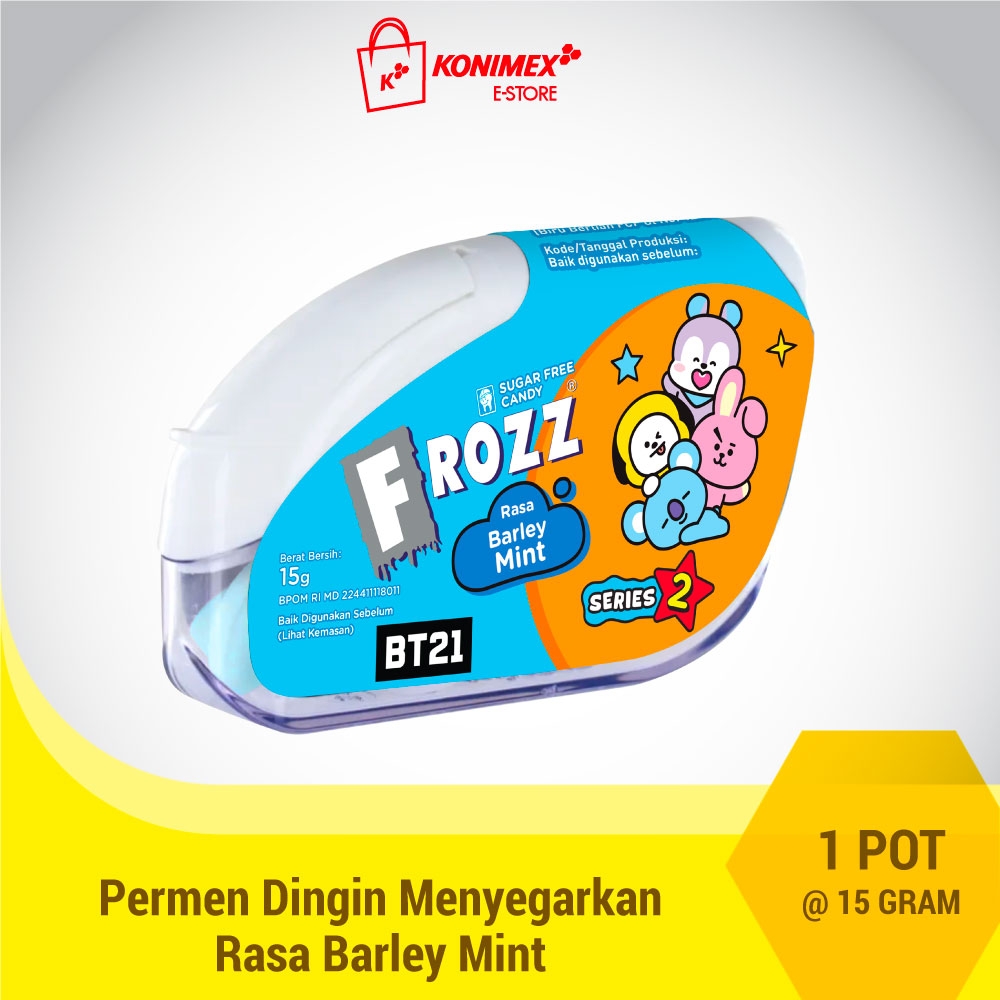 Frozz Barley Mint permen bebas gula rendah kalori & dingin m