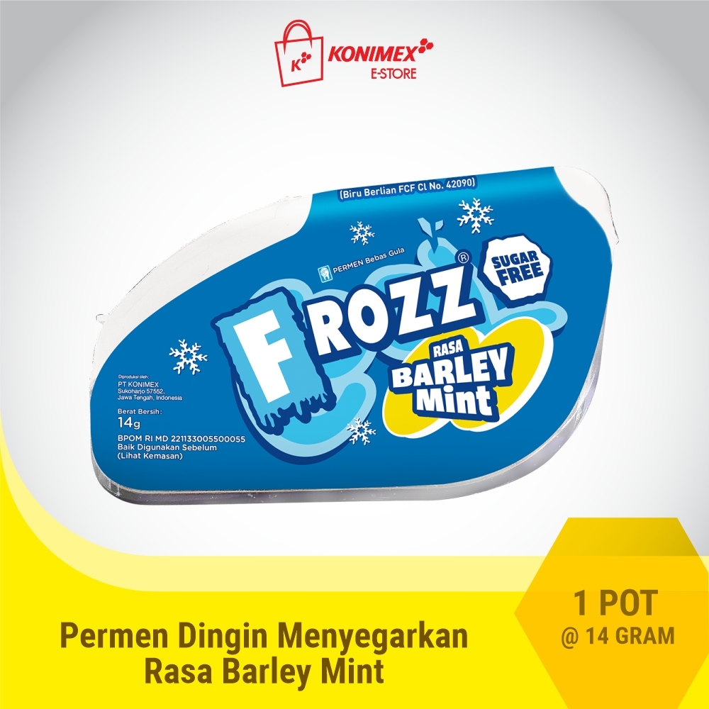 Frozz Barley Mint permen bebas gula rendah kalori & dingin m