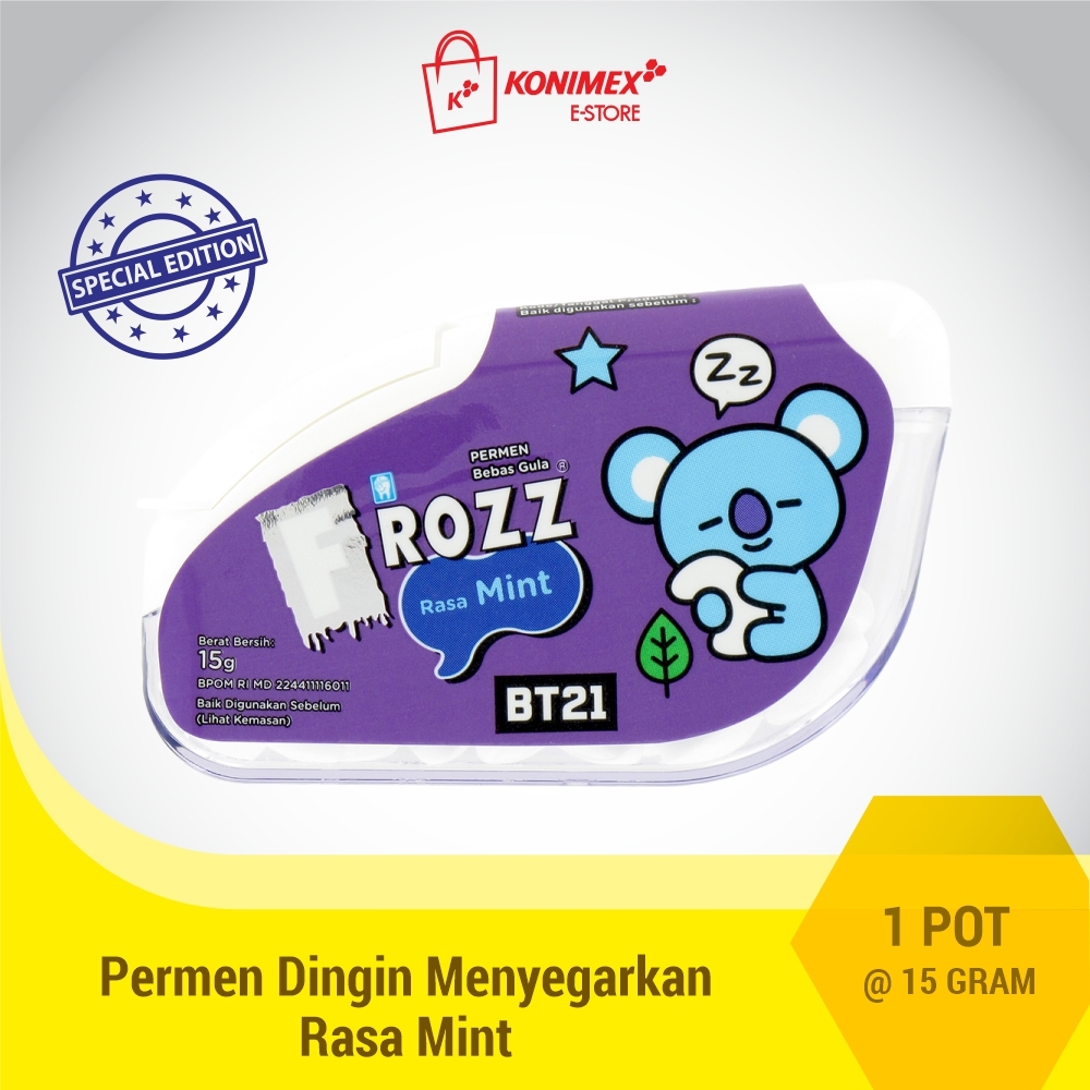 Frozz Mint permen bebas gula, rendah kalori & dingin menyega