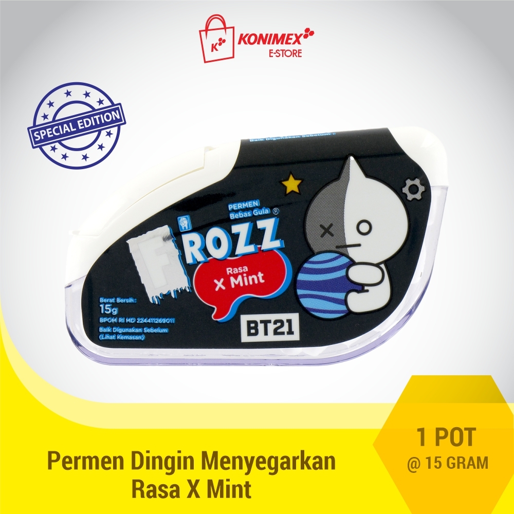 Frozz Xmint permen bebas gula, rendah kalori & dingin menyeg