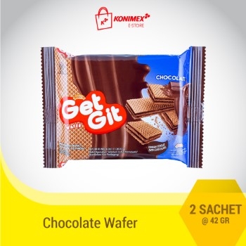 GET GIT Wafer Cokelat 42 G – 2 sachet