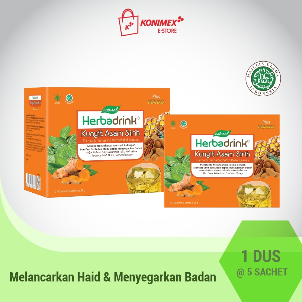Herbadrink Kunyit Asam Sirih Plus Madu