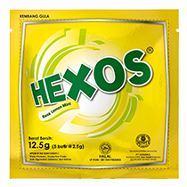 HEXOS Lemon Mint (dijual per 3 sachet)