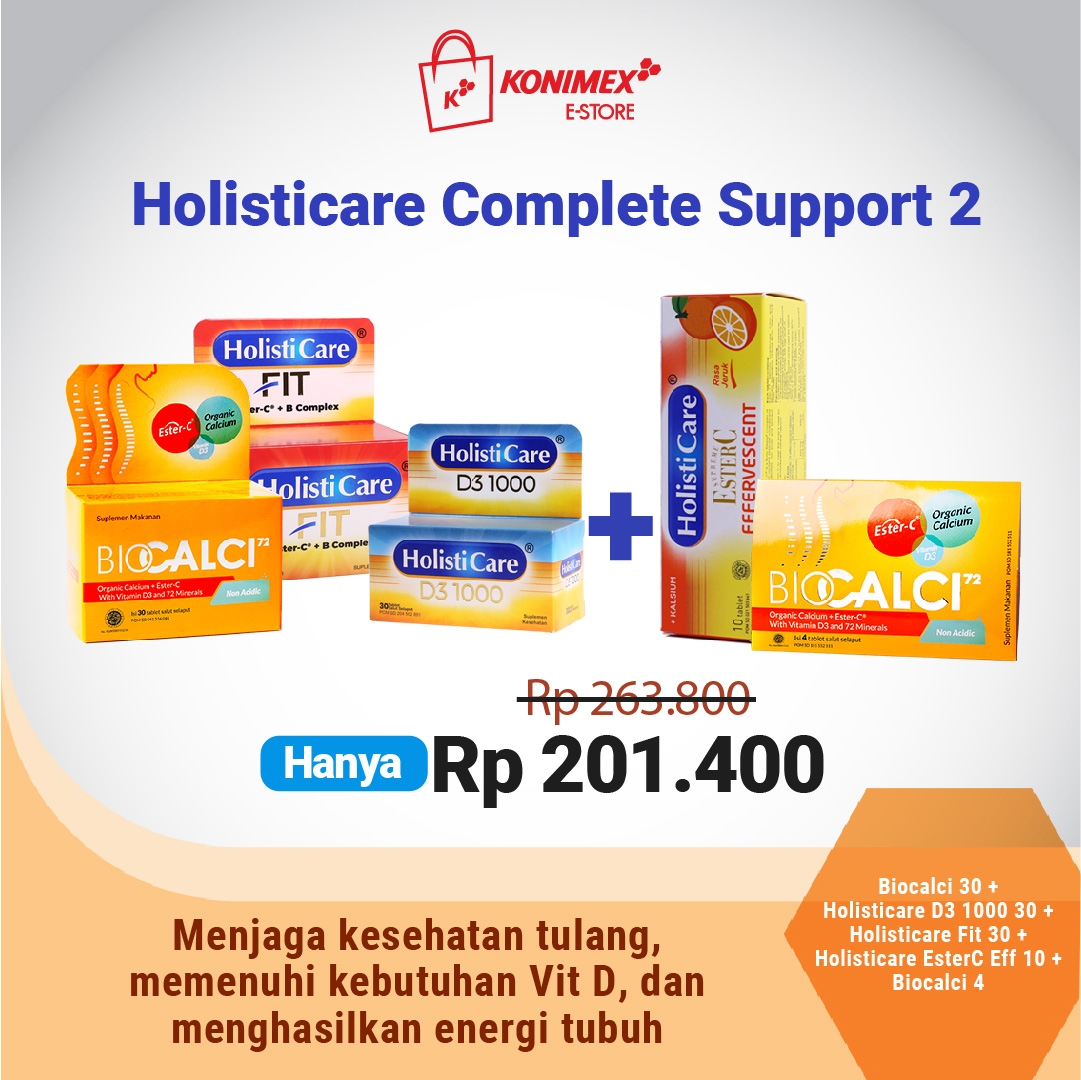 Holisticare Complete Support Package 2 : Ester C + Vit. B Co