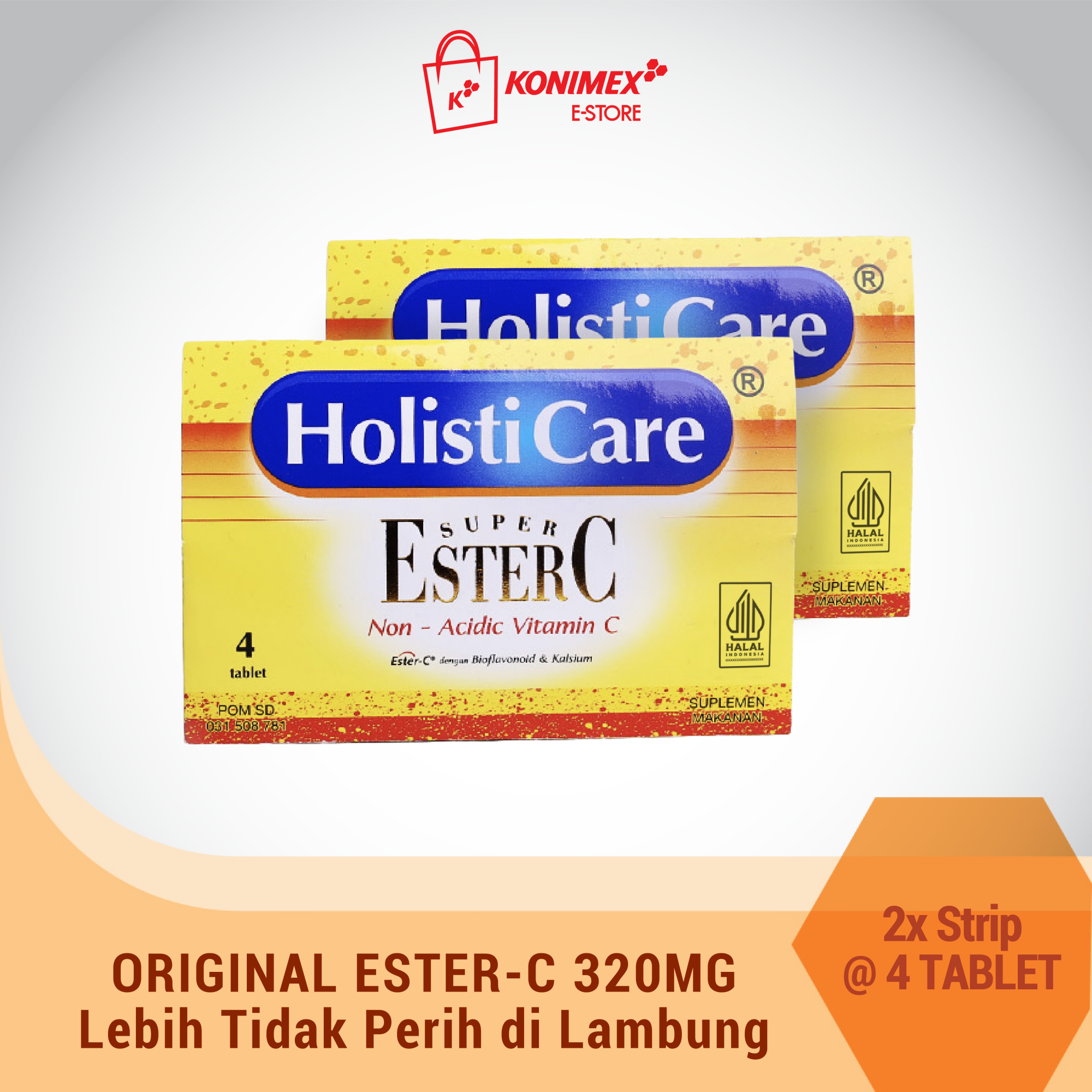 Holisticare EsterC 4 Tablet isi 2 Strip