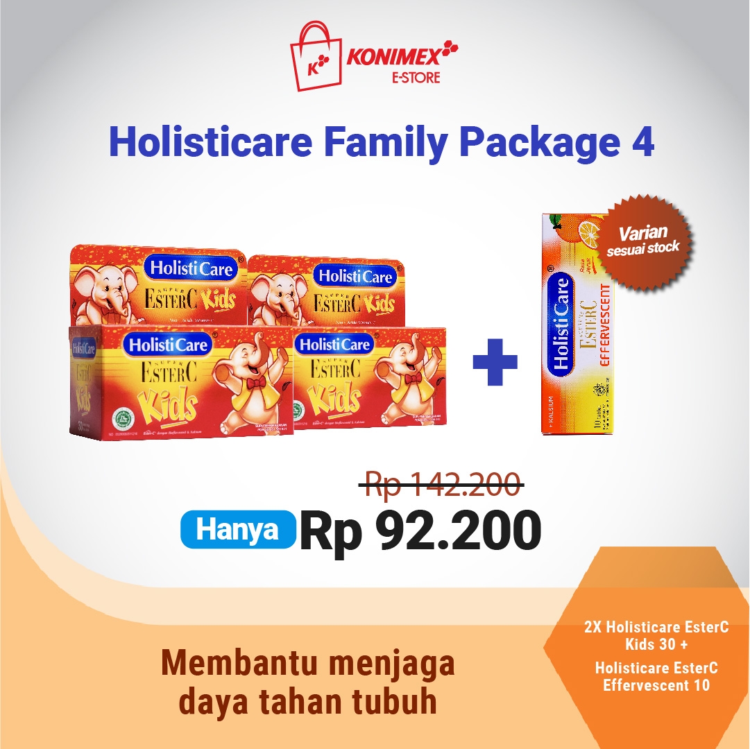 Holisticare Family Package 4 : Ester C Kids + Ester C Efferv