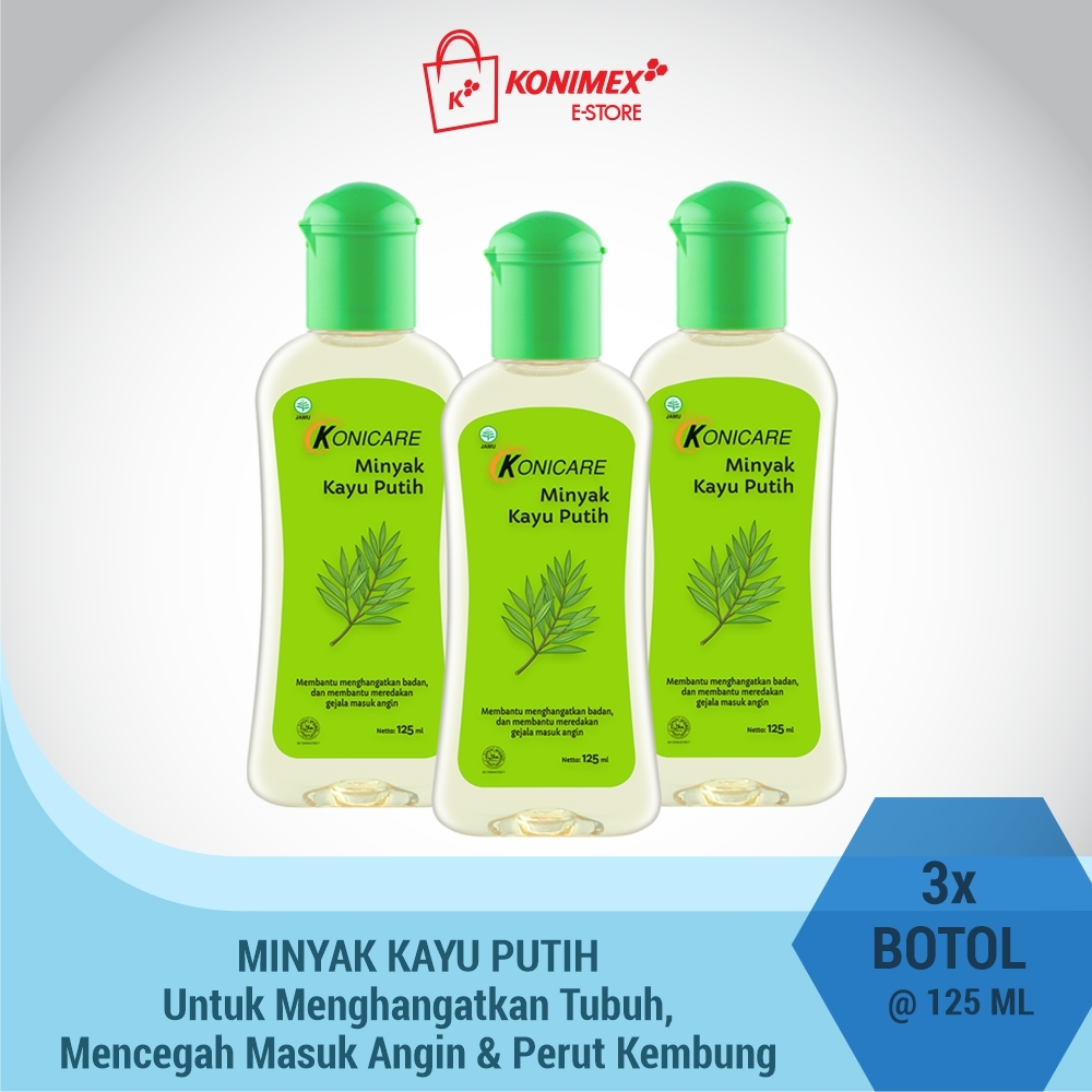 Konicare Minyak Kayu Putih 125ml Paket 3 Botol