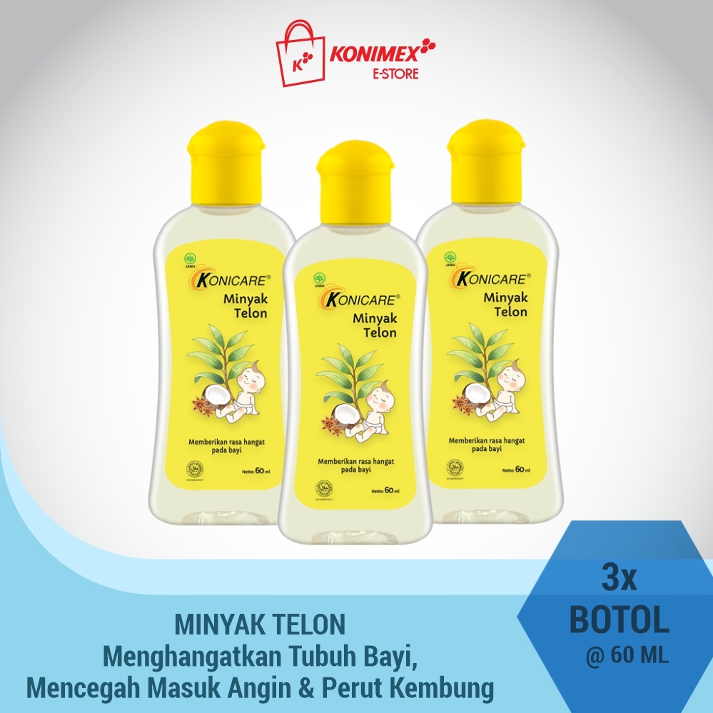 Konicare Minyak Kayu Putih 60ml Paket 3 Botol