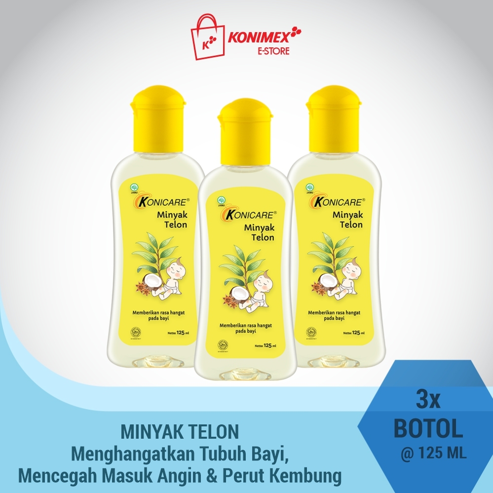 Konicare Minyak Telon 125 ml Paket 3 Botol