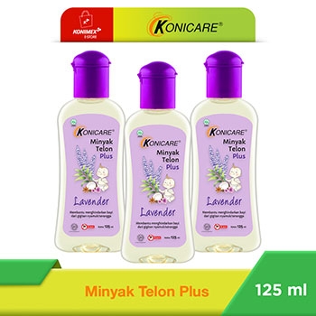 Konicare Minyak Telon Plus 125ml Paket 3 Botol