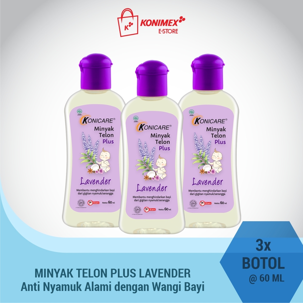 Konicare Minyak Telon Plus 125ml Paket 3 Botol