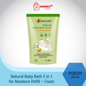 Konicare Natural Baby Bath 2 in 1 for Newborn Refill 250 ml