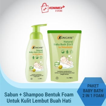 Konicare Paket Baby Bath 2 in 1 Foam