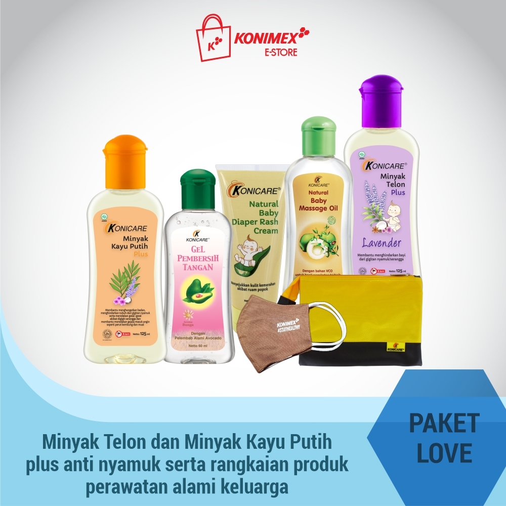 Konicare Paket Love Bonus Masker + Pouch